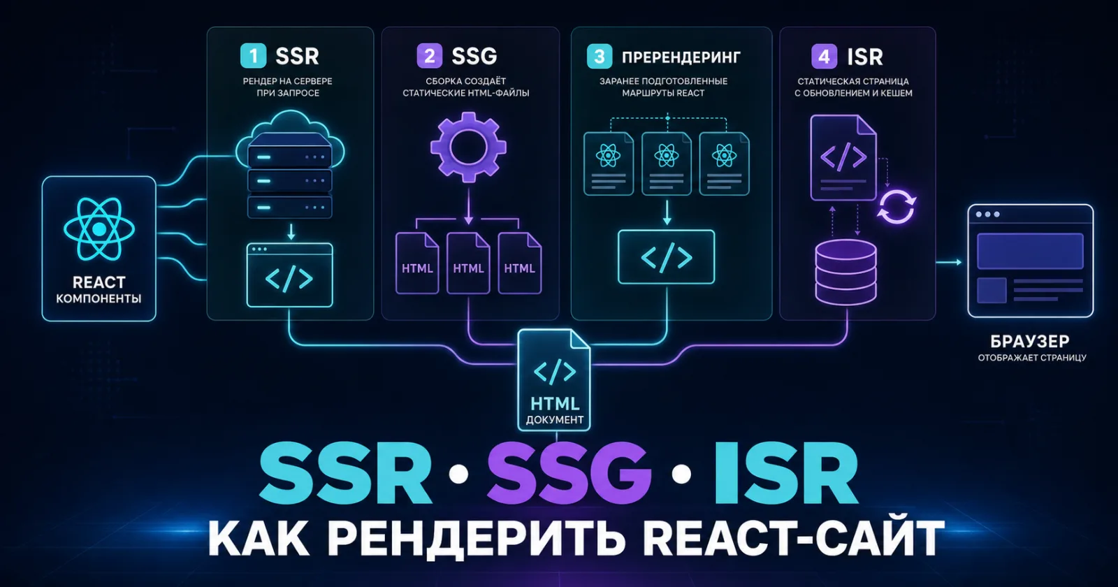 SSR, SSG, пререндеринг и ISR